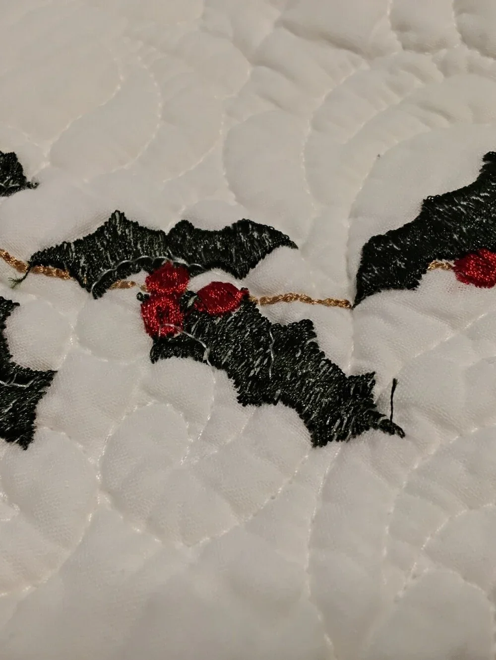 Cracker Barrel white quilt